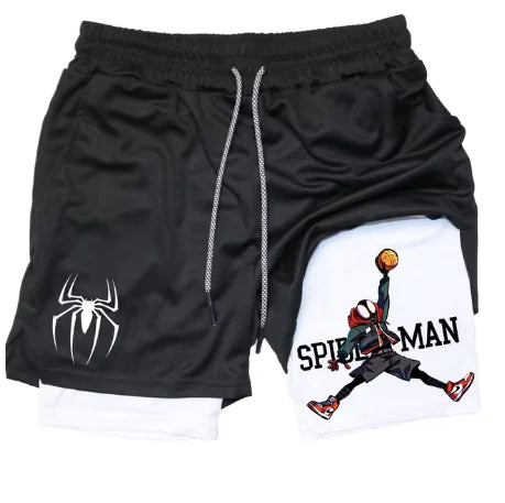 Marvel Spider-Man Venom Gym Shorts Men Fitness - Vero.com 