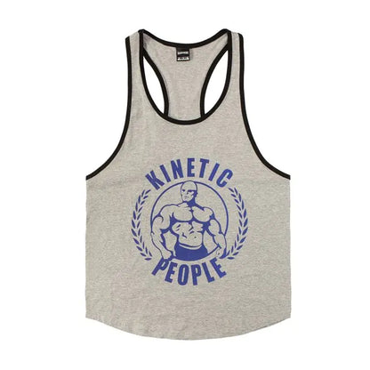 Men's Cotton Vest for Gym Sports Training and Leisure - Vero.com 