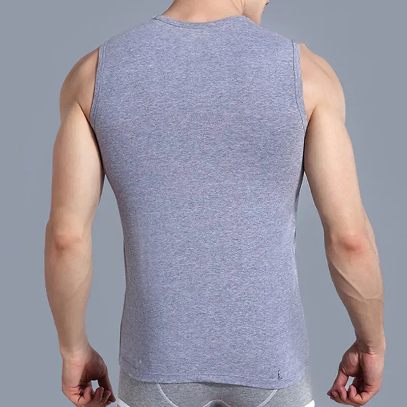 Men's Breathable Cotton Vest for Gym Sports Training - Vero.com 