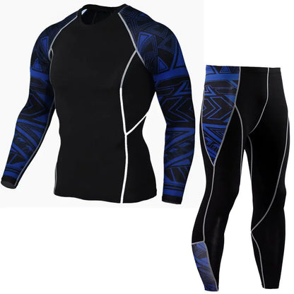 Printed Long Sleeve Gym Suit - Vero.com 