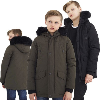 Boys Brave Soul Wonderwall Parka Jacket - Vero.com 