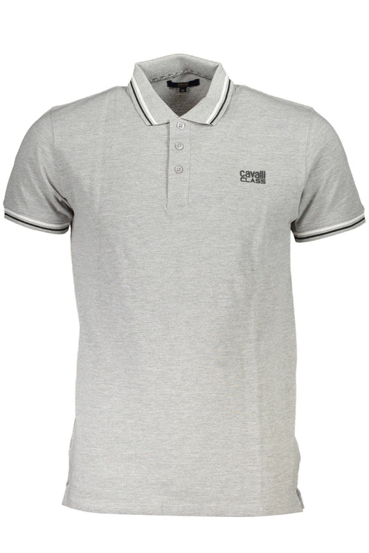 CAVALLI CLASS POLO SHORT SLEEVES MEN GREY - Vero.com 