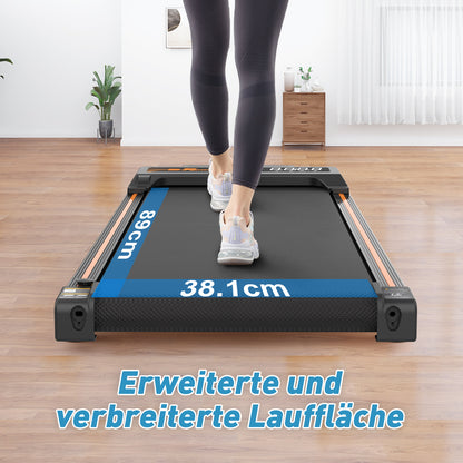 EU Walking Pad Treadmill For Home - Home Office Treadmills Under Desk Desk Treadmill Pad Quiet Portable Compact Treadmill Small Mini Treadmill LED Display Remote Control Treadmill Weight Of 120KG