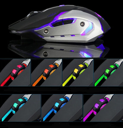 Ninja Dragon Stealth 7 Wireless Silent LED Gaming Mouse - Vero.com 
