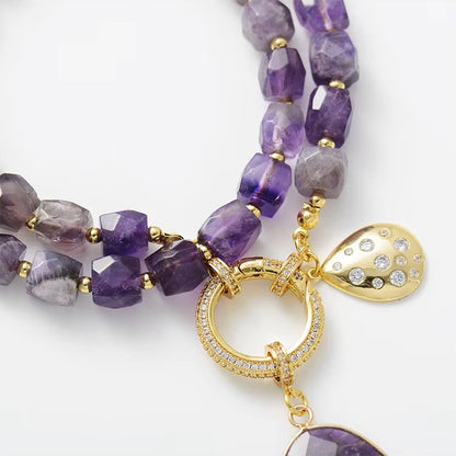 Amethyst Crystal Pendant Necklaces - Vero.com 