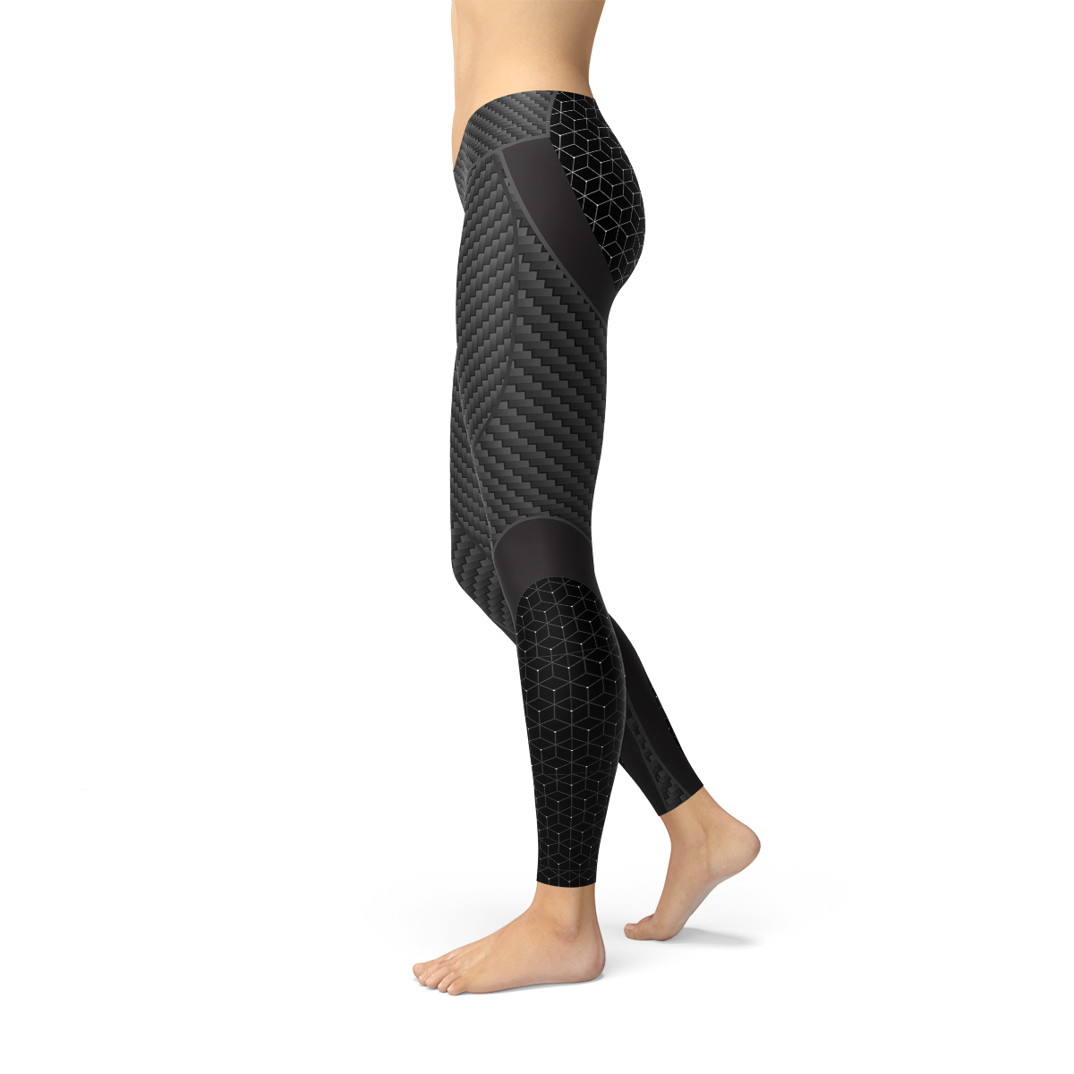 Womens Carbon Fiber Sports Leggings - Vero.com 