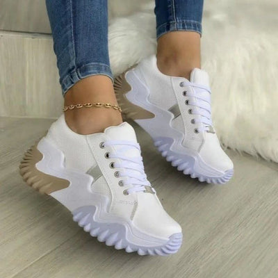 Breathable Vulcanized Women  Shoes Casual Platform Sneakers - Vero.com 