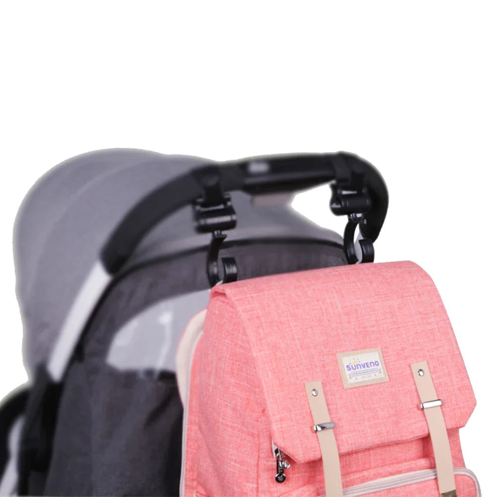 Canvas Diaper Bag Travel Backpack - Vero.com 