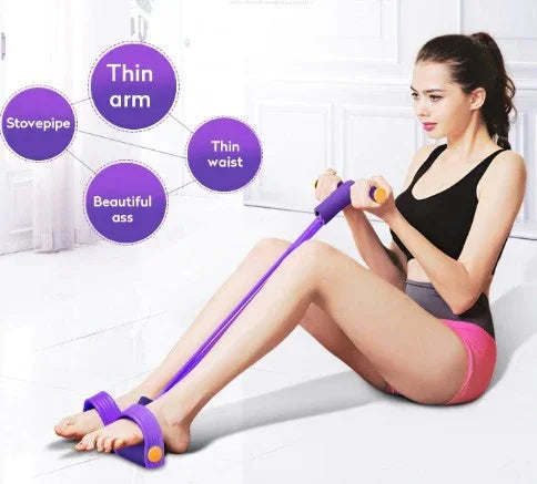 Portable Fitness Resistance Band with Pedal - Vero.com 