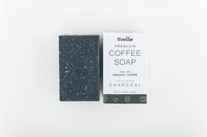 Activated Charcoal - Premium Coffee Soap Bar - Vero.com 