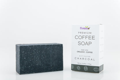 Activated Charcoal - Premium Coffee Soap Bar - Vero.com 