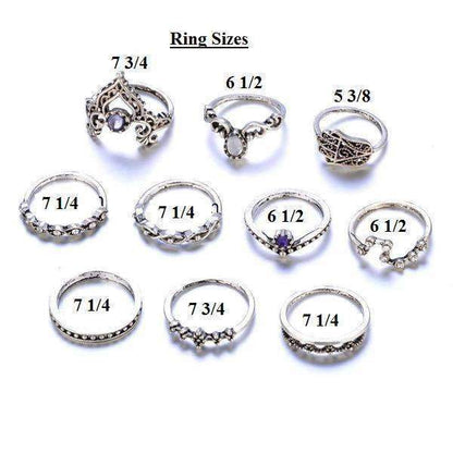 Vintage Stackable Ring Set - Vero.com 