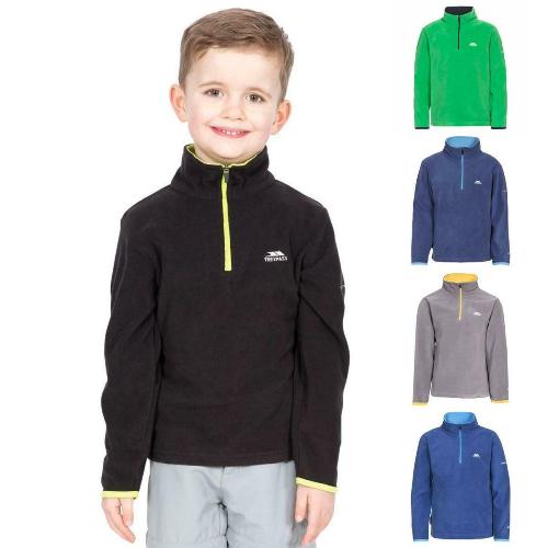 Boys Trespass Etto Lightweight Fleece Jumper Pull Over - Vero.com 