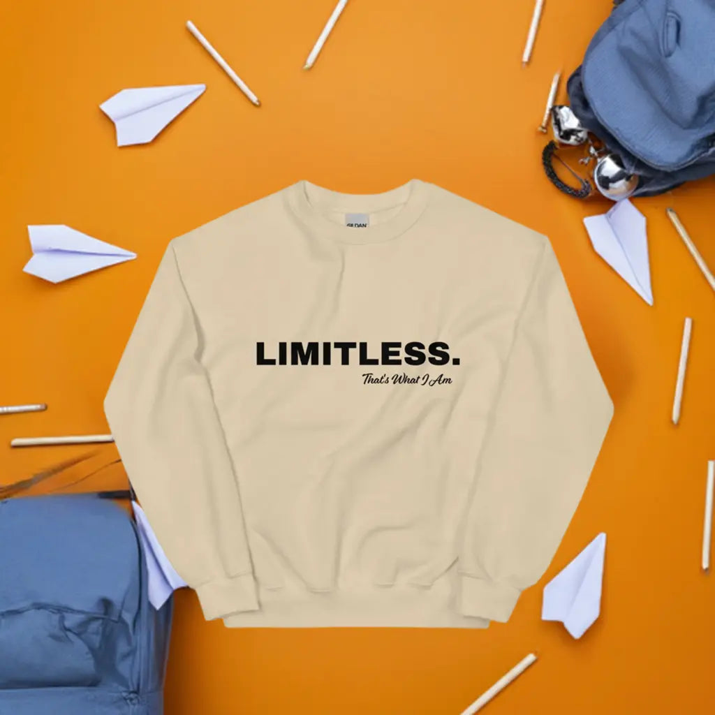 LIMITLESS Unisex Sweatshirt - Vero.com 