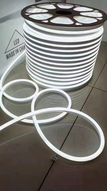 12V 24V 110V 220V 8*16mm 100M Roll PVC Body Neon Strips IP65 IP67 Landscape LED Neon Lights for LED Illuminated Sign