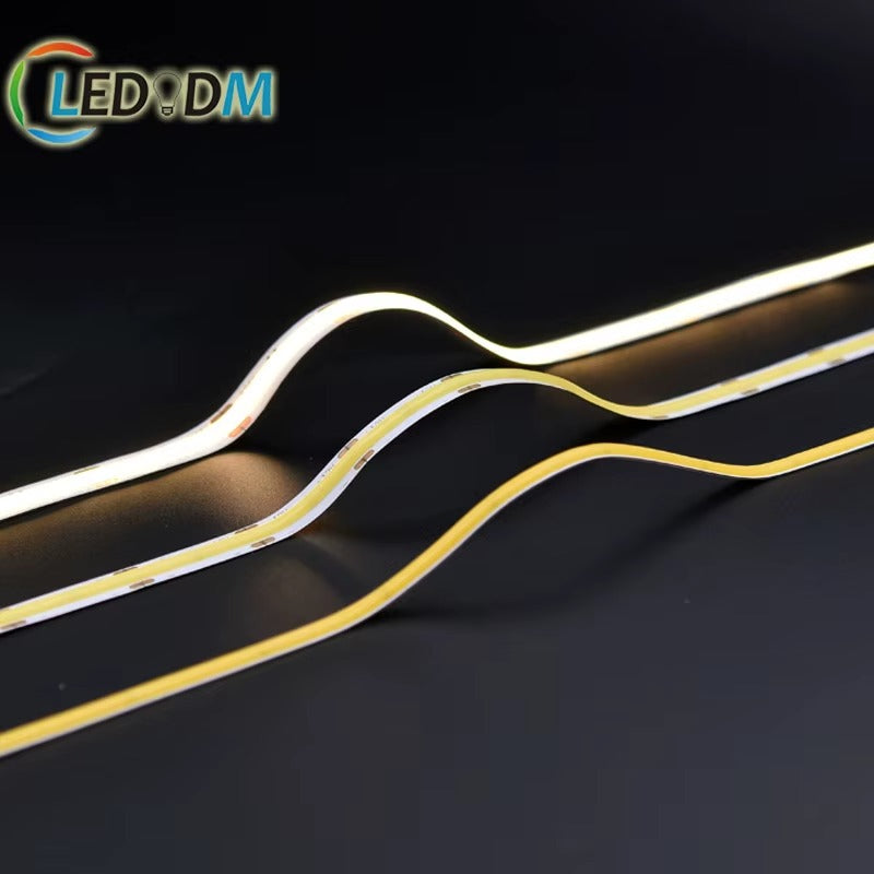 ETL Wholesale COB Led Strip 480leds/m 12v 24v Dc 10w Linear Strip 5m/roll 2700k 3000k 4000k 6500k Flexible Cob Led Strip Light
