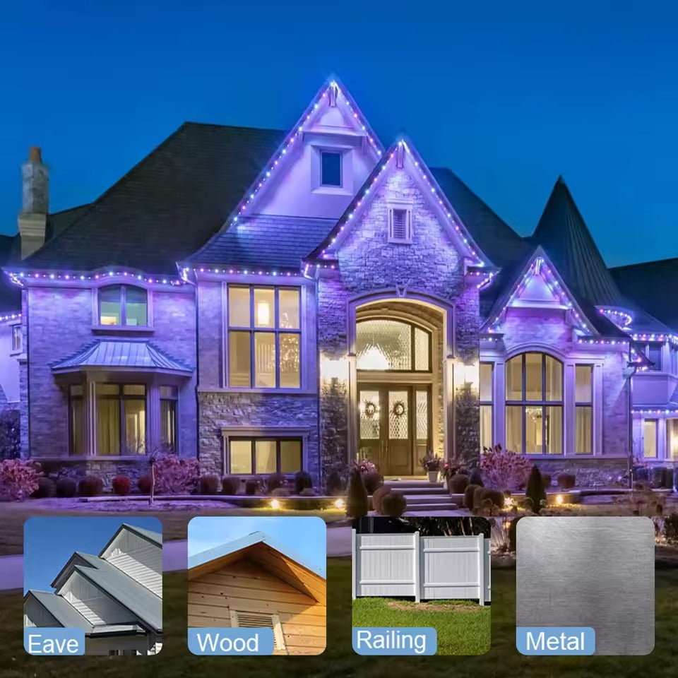 Waterproof IP68 Holiday Aluminum Led Point Light Source Rgb Led Pixel Permanent Outdoor Lights