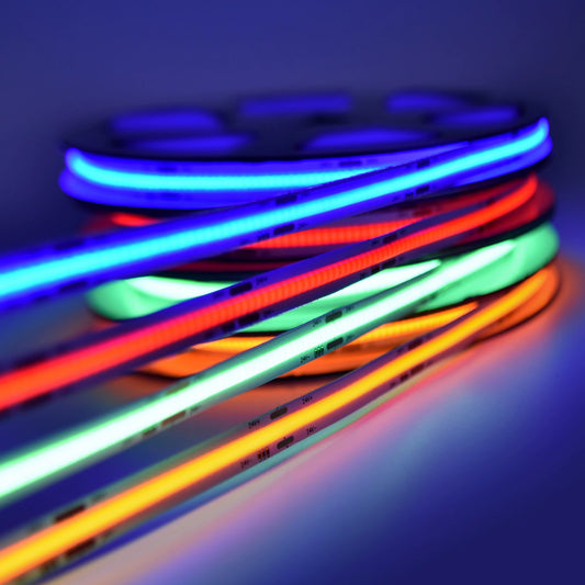 High Density COB LED Strip Light 24V 12V 2700K 4000K Tunable White RGBCW RGB RGBW COB LED Strip