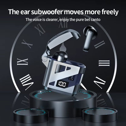 Customize logo TG02 Wireless Stereo Sound Music In-ear Earphones Sports Wireless Bt5.3 Earphones With Digital Display