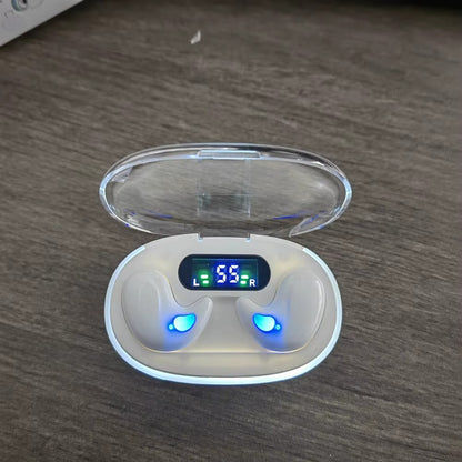 X55 Mini for BT Headphones Wireless Noise Cancelling TWS Earbuds with Sleep Invisible Hidden Design Stereo Headset