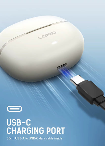 LDNIO T13 Wireless Earphones Sport Earphone Waterproof Wireless TWS Audifonos Gaming Earphones Bt 5.4 Earbuds Wholesale Price