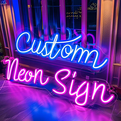 Rebow Dropshipping Free Design Custom Led Neon Light Neon Sign Custom Led Neon Light Logo Sign for Bedroom Birthday Party Home