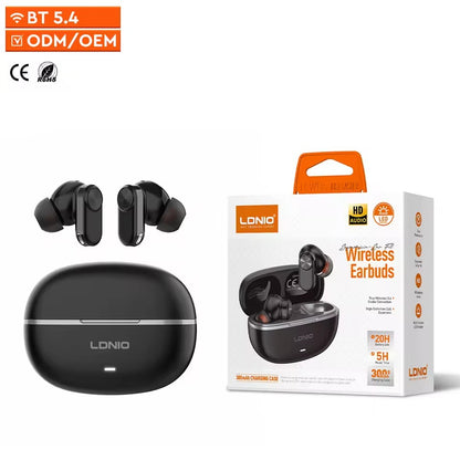 LDNIO T13 Wireless Earphones Sport Earphone Waterproof Wireless TWS Audifonos Gaming Earphones Bt 5.4 Earbuds Wholesale Price