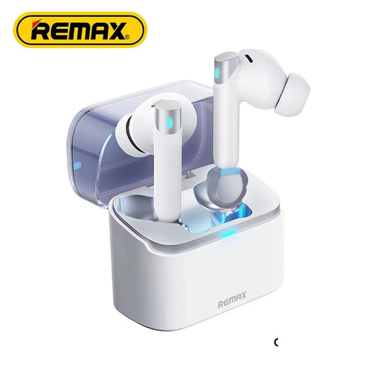 Remax Active Noise Cancelling Wireless Earbuds in Ear Bluetooth 5.4 Headphones Stereo Bass Ear Buds Waterproof USB-C Earphones