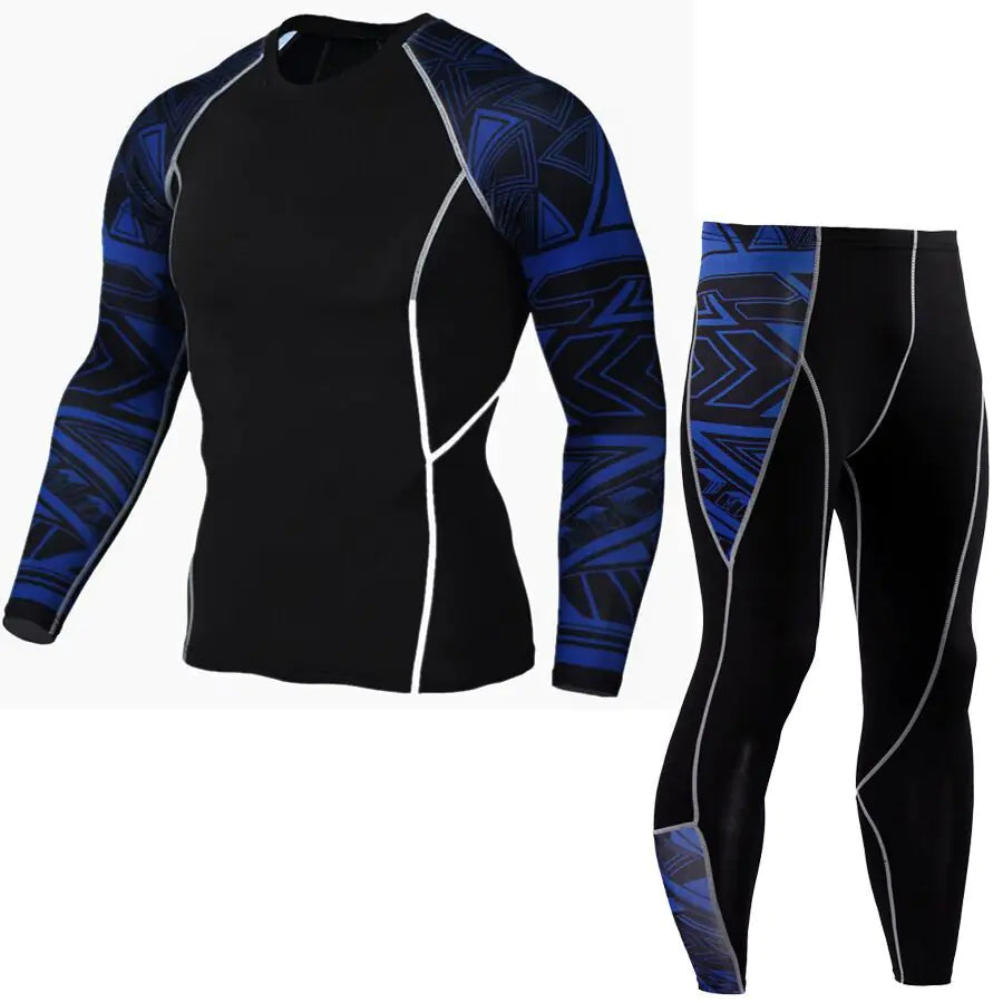 Printed Long Sleeve Gym Suit - Vero.com 