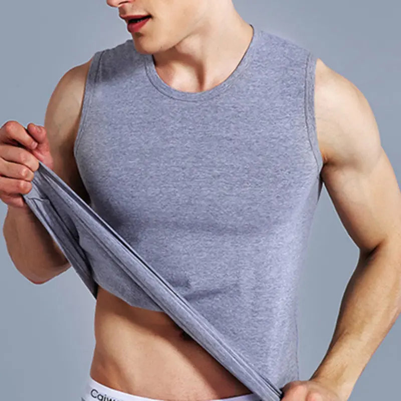 Men's Breathable Cotton Vest for Gym Sports Training - Vero.com 
