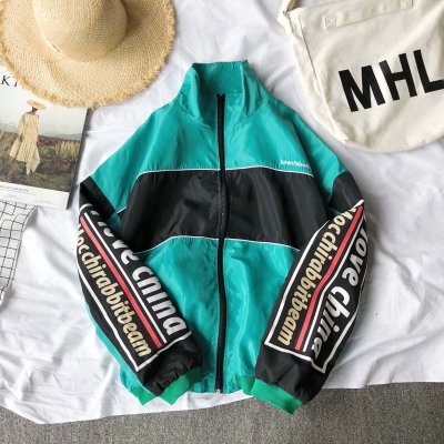 Jacket Men Windbreaker Autumn Hip Hop Couple Thin Jacket Windbreaker Patchwork Multi Pockets Casual Track Coat Streetwear - Vero.com 