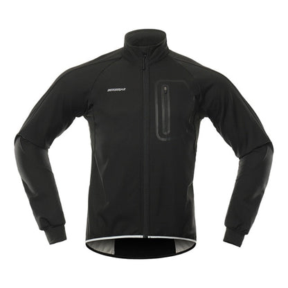 Cycling Jacket Men Winter Thermal Softshell Windproof Waterproof Bike Jacket MTB Coat Bicycle Clothing Reflective - Vero.com 
