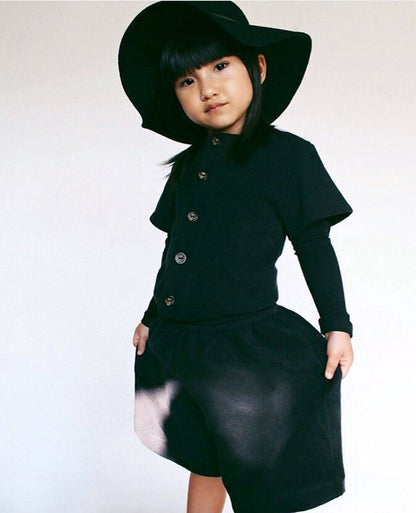 Kids Black Short Boiler Suit - Vero.com 