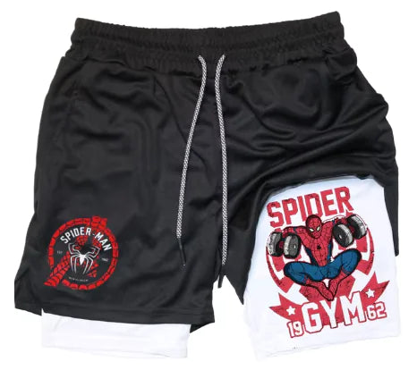 Marvel Spider-Man Venom Gym Shorts Men Fitness - Vero.com 