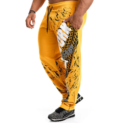 Men's Pure Cotton Big Leg Sports Fitness Pants - Vero.com 