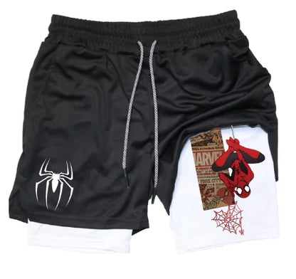 Marvel Spider-Man Venom Gym Shorts Men Fitness - Vero.com 