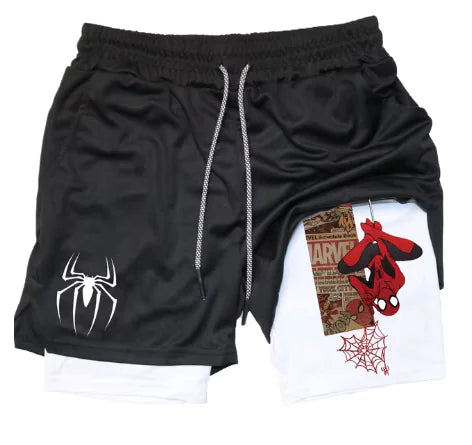 Marvel Spider-Man Venom Gym Shorts Men Fitness - Vero.com 