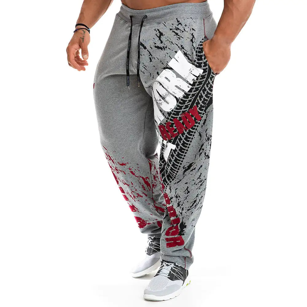 Men's Pure Cotton Big Leg Sports Fitness Pants - Vero.com 